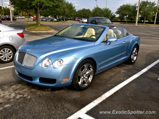 Bentley Continental spotted in Clermont, Florida