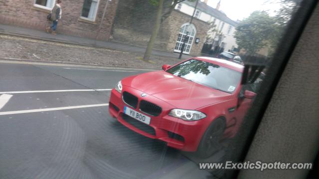 BMW M5 spotted in York, United Kingdom