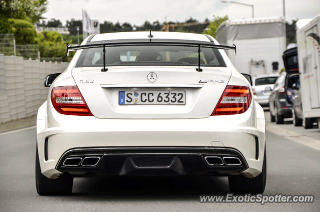 Mercedes C63 AMG Black Series spotted in Nürburg, Germany