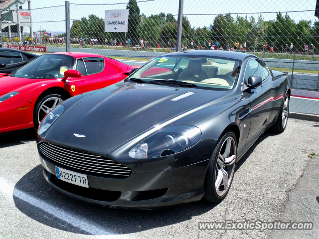 Aston Martin DB9 spotted in Montmeló, Spain