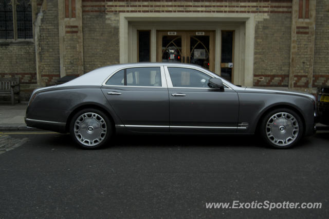 Bentley Mulsanne spotted in London, United Kingdom