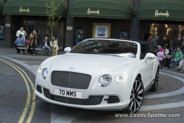 Bentley Continental spotted in London, United Kingdom