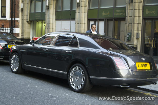 Bentley Mulsanne spotted in London, United Kingdom