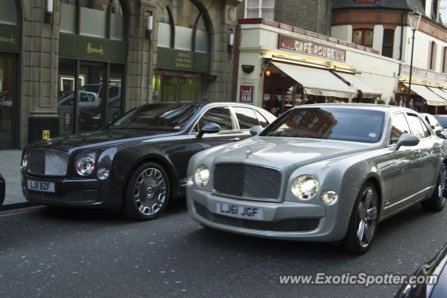 Bentley Mulsanne spotted in London, United Kingdom