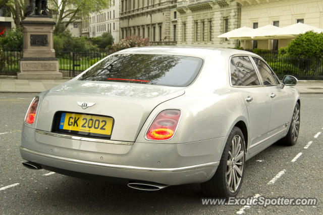 Bentley Mulsanne spotted in London, United Kingdom