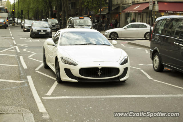 Maserati GranTurismo spotted in London, United Kingdom