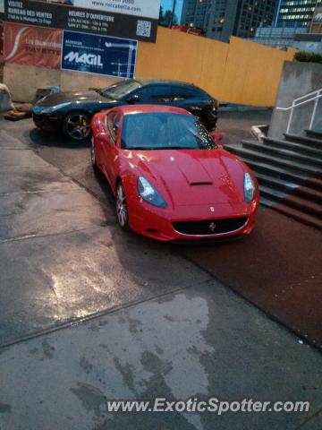 Ferrari California spotted in Montreal, Canada