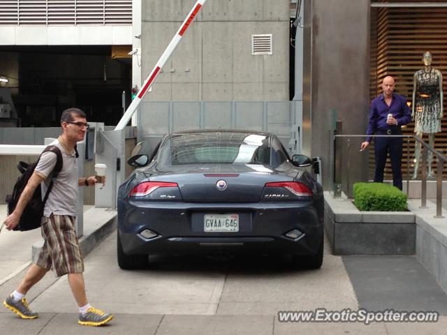 Fisker Karma spotted in Toronto, Canada