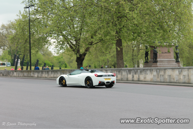 Ferrari 458 Italia spotted in London, United Kingdom