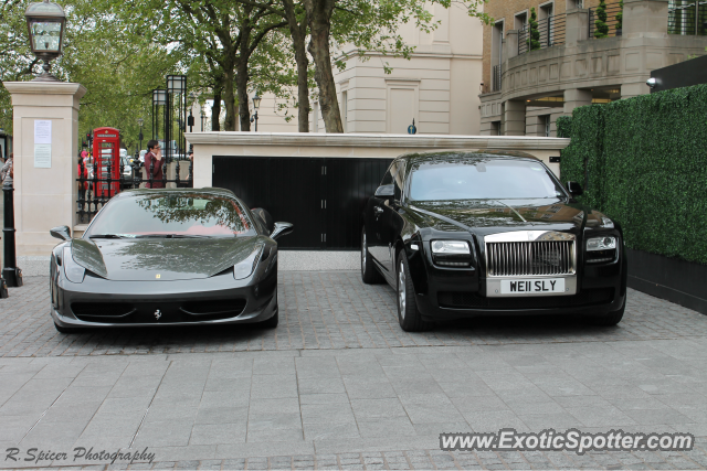 Ferrari 458 Italia spotted in London, United Kingdom