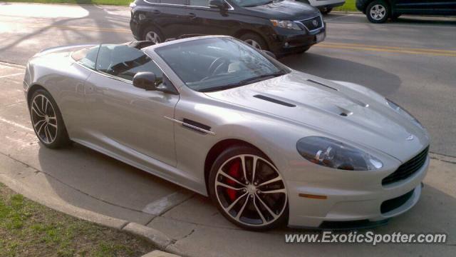 Aston Martin DBS spotted in Highland Park, Illinois