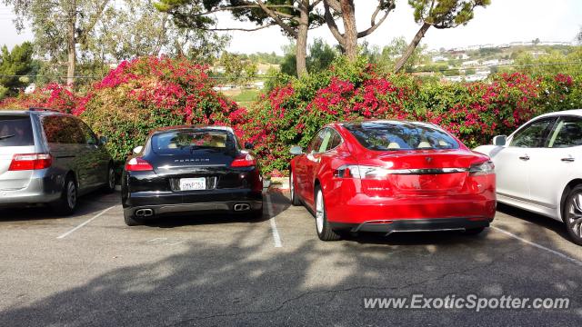 Tesla Model S spotted in Palos Verdes, California