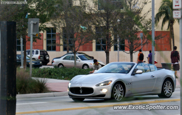 Maserati GranCabrio spotted in Miami, Florida