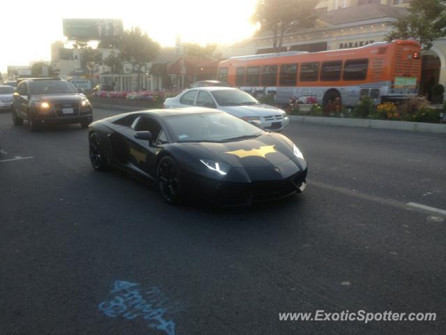 Lamborghini Aventador spotted in Los Angeles, California