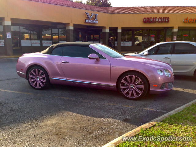 Bentley Continental spotted in Winter Garden, Florida