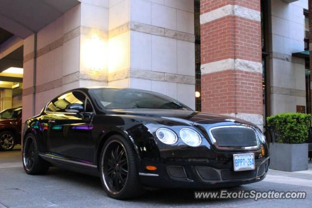 Bentley Continental spotted in Toronto, Canada