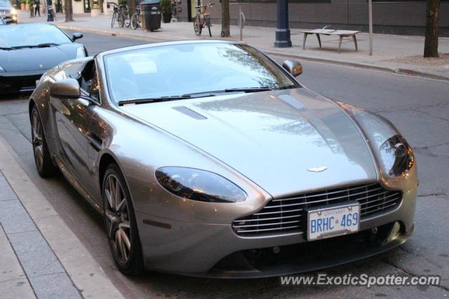 Aston Martin Vantage spotted in Toronto, Canada