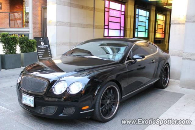 Bentley Continental spotted in Toronto, Canada