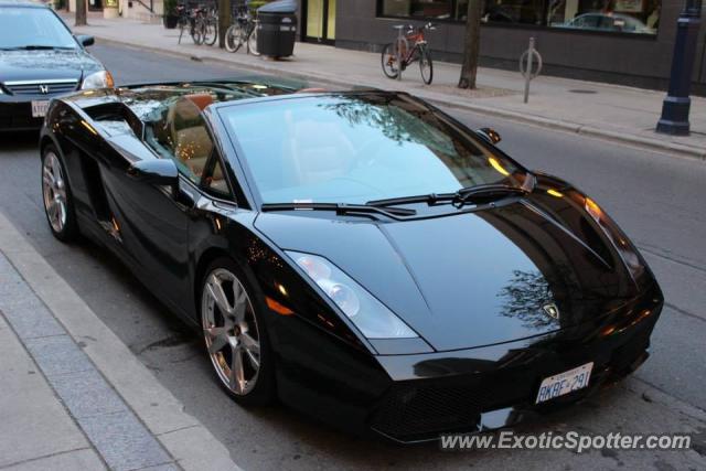 Lamborghini Gallardo spotted in Toronto, Canada