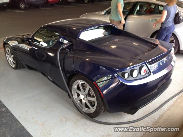 Tesla Roadster spotted in Park meadows, Colorado