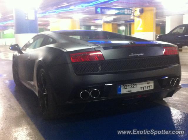 Lamborghini Gallardo spotted in Beirut, Lebanon