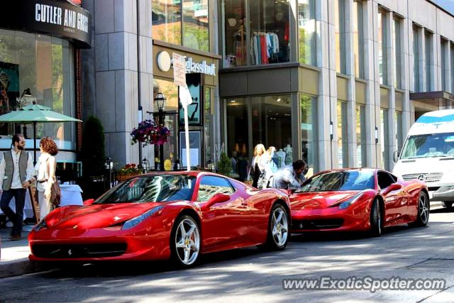 Ferrari 458 Italia spotted in Toronto, Canada