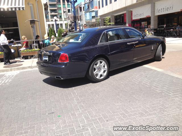 Rolls Royce Ghost spotted in Toronto, Canada