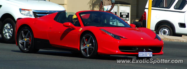 Ferrari 458 Italia spotted in Johannesburg, South Africa