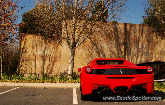 Ferrari 458 Italia spotted in Johannesburg, South Africa