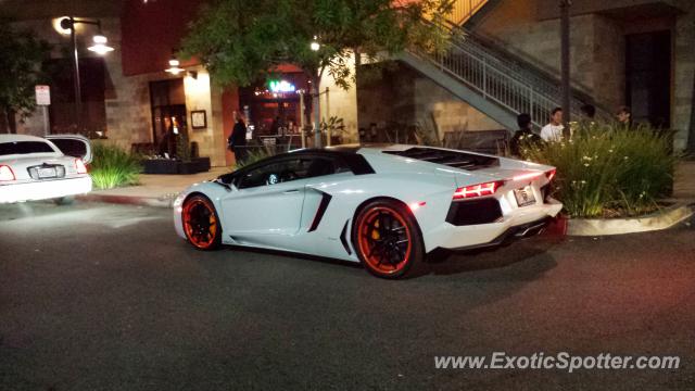 Lamborghini Aventador spotted in Irvine, California