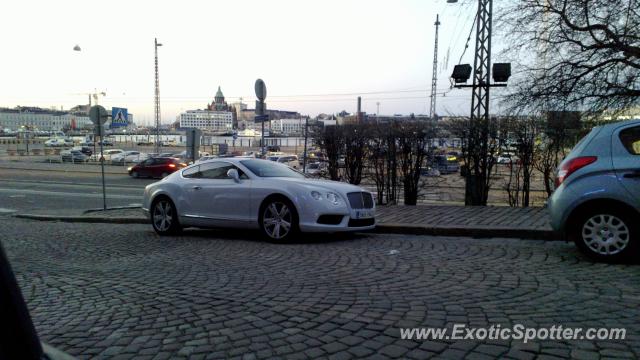 Bentley Continental spotted in Helsinki, Finland