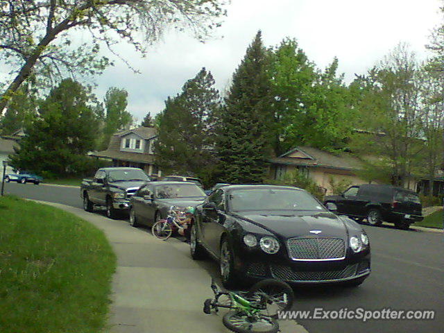 Bentley Continental spotted in Centennial, Colorado