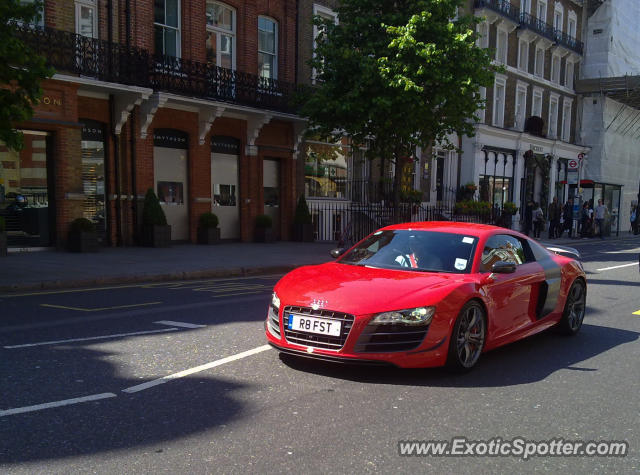 Audi R8 spotted in London, United Kingdom