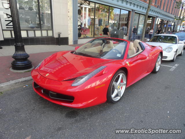 Ferrari 458 Italia spotted in Red Bank, New Jersey