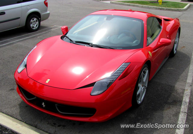 Ferrari 458 Italia spotted in Columbus, Ohio