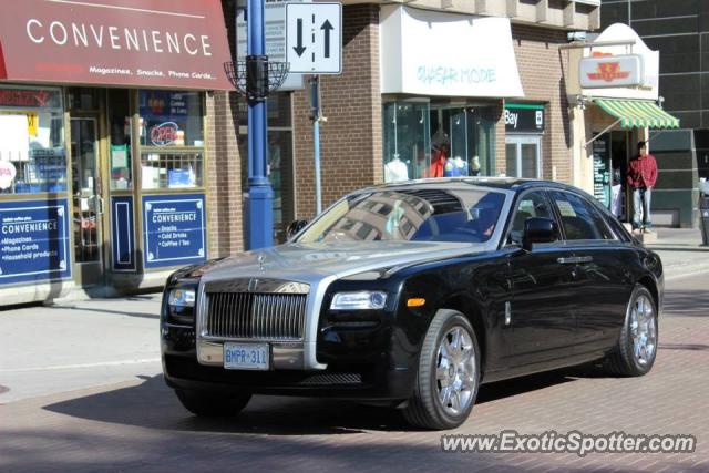 Rolls Royce Ghost spotted in Toronto, Canada