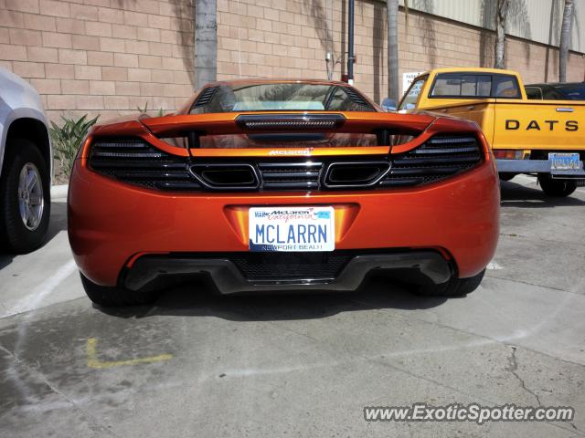 Mclaren MP4-12C spotted in San Diego, California