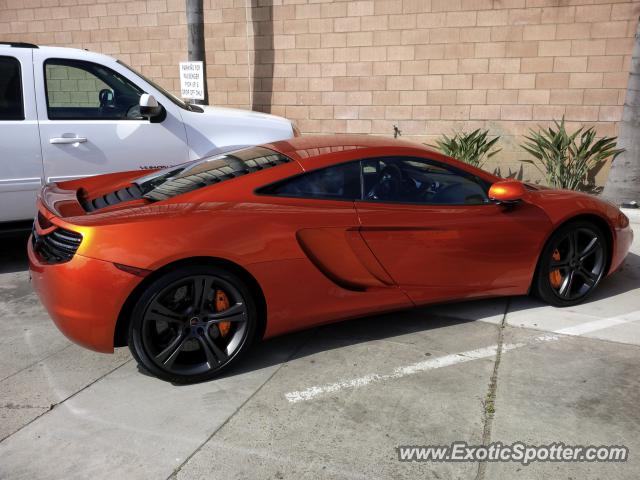 Mclaren MP4-12C spotted in San Diego, California