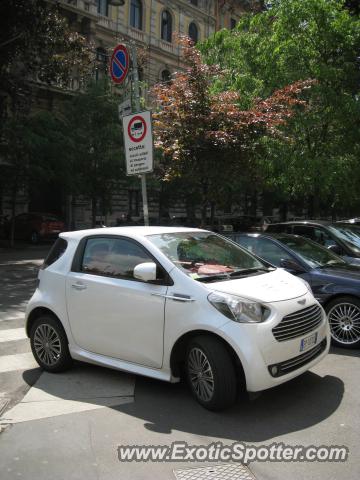 Aston Martin Cygnet spotted in Milano, Italy