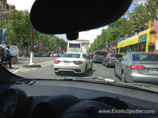 Maserati GranTurismo spotted in Paris, France