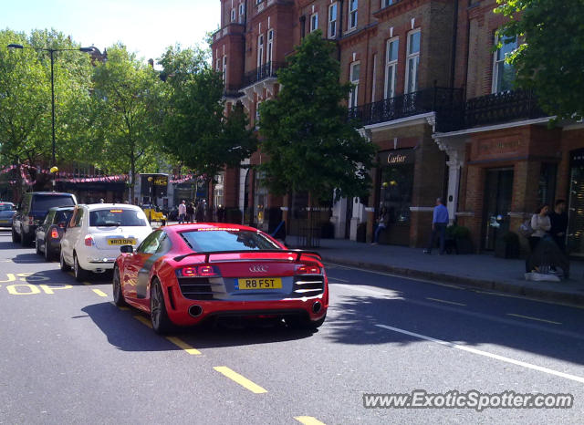 Audi R8 spotted in London, United Kingdom