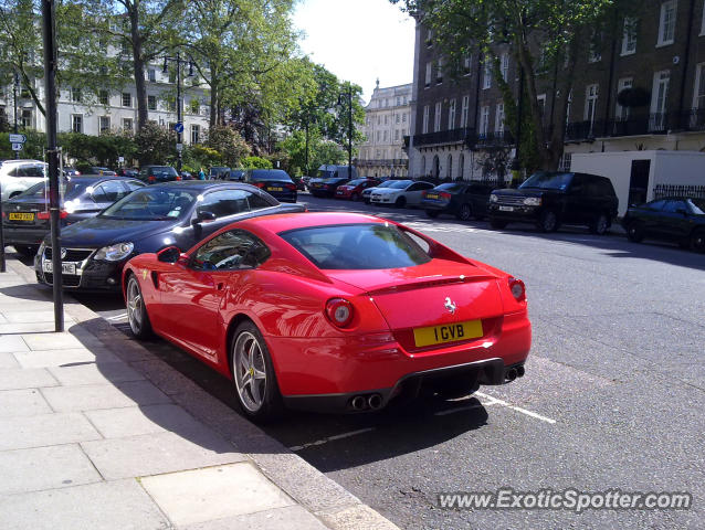 Ferrari 599GTB spotted in London, United Kingdom