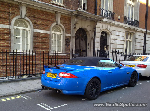 Jaguar XKR-S spotted in London, United Kingdom