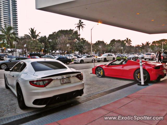 Ferrari 458 Italia spotted in Miami Beach, Florida