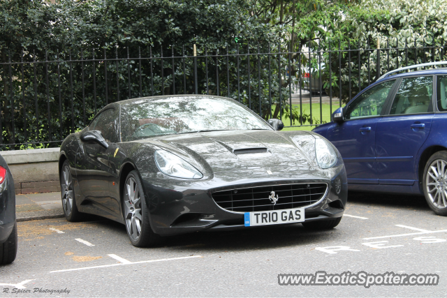 Ferrari California spotted in London, United Kingdom