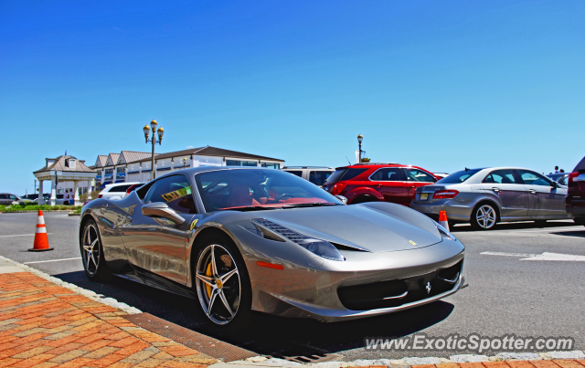 Ferrari 458 Italia spotted in Long Branch, New Jersey