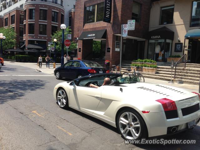 Lamborghini Gallardo spotted in Toronto, Canada