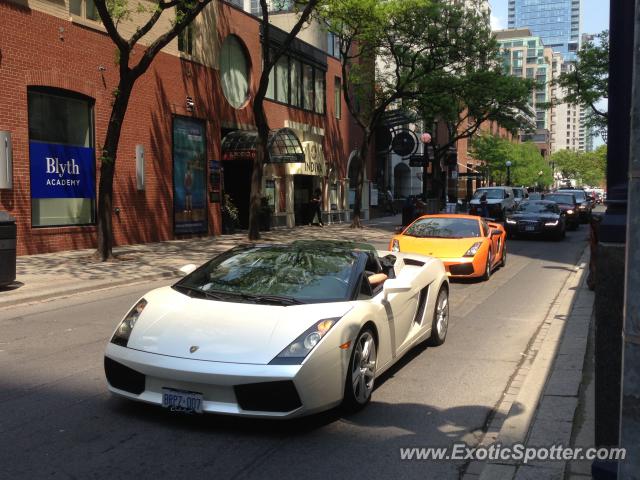 Lamborghini Gallardo spotted in Toronto, Canada