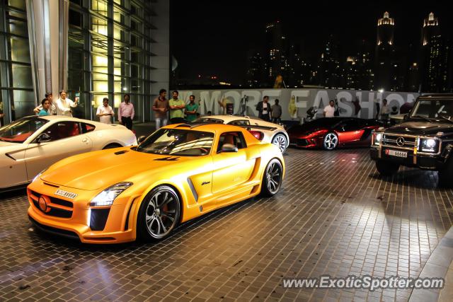 Mercedes SLS AMG spotted in Dubai, United Arab Emirates