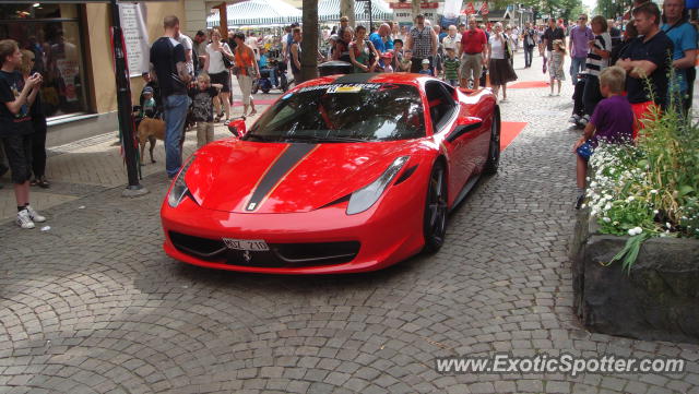 Ferrari 458 Italia spotted in Kristianstad, Sweden